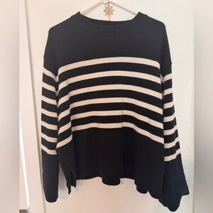 Black & White Hampton’s Striped Vici Sweater